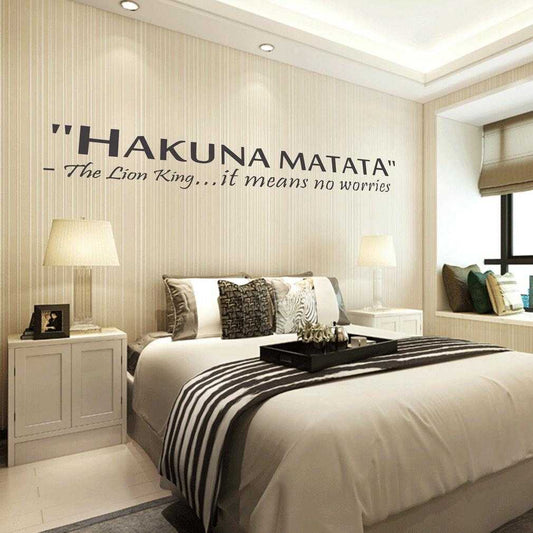 Hakuna Matata - Lion King Wall Decal - emarkiz-com.myshopify.com