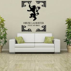 House Lannister Game Of Thrones Wall Decal - emarkiz-com.myshopify.com