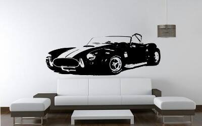 Old Racer Vintage Car Wall Decal Sticker - emarkiz-com.myshopify.com