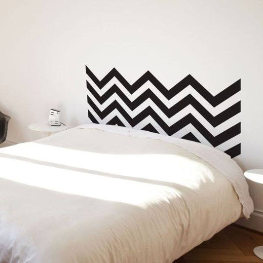 Black Wave Headboard Wall Decal - emarkiz-com.myshopify.com