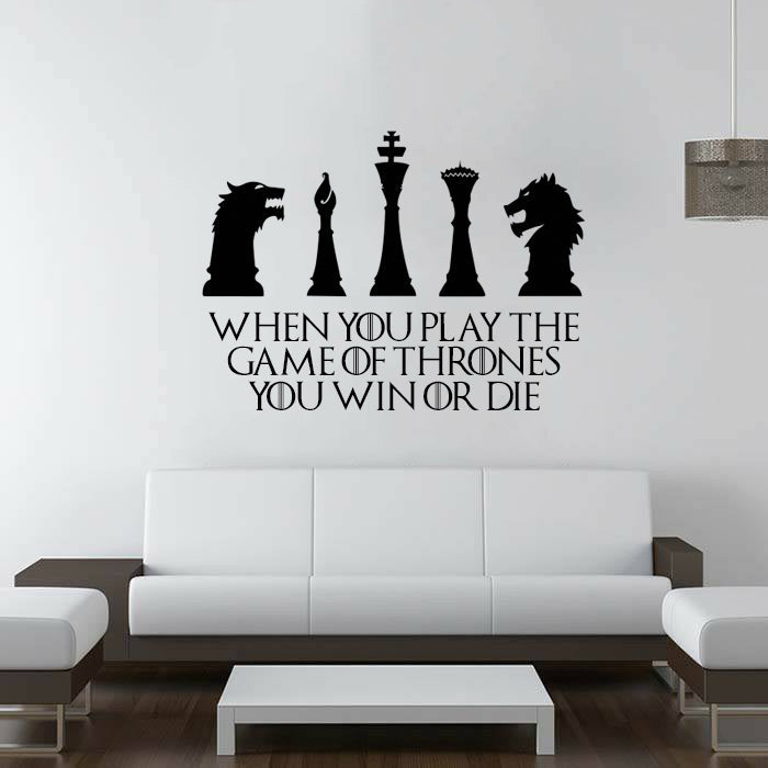 Got Chess Game Of Thrones Wall Decal - emarkiz-com.myshopify.com