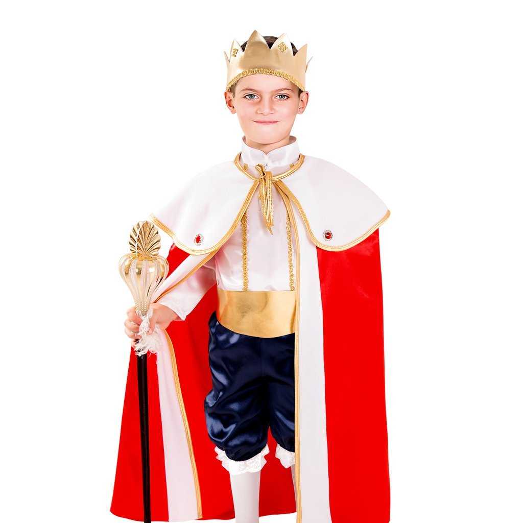 King Costume for Kids White and Red - emarkiz-com.myshopify.com