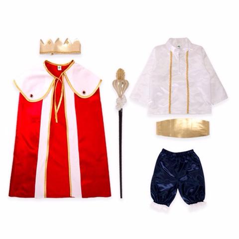 King Costume for Kids White and Red - emarkiz-com.myshopify.com