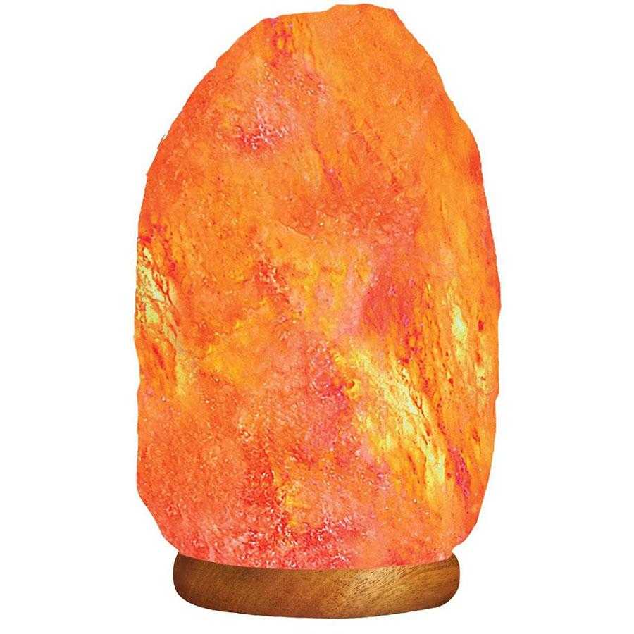 Himalayan Salt Lamp 1-2 kg 6-7 inches with Wooden Base - emarkiz-com.myshopify.com