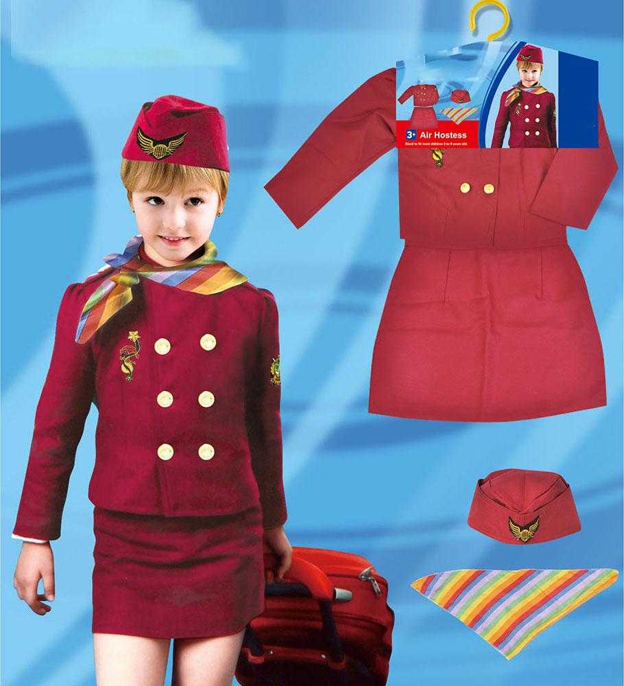 Kids Air Hostess Kids Costume - emarkiz-com.myshopify.com